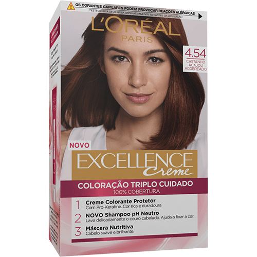 excellence creme 4.54 Castanho Acajou